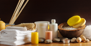 Quality massage products used at Empire Spa